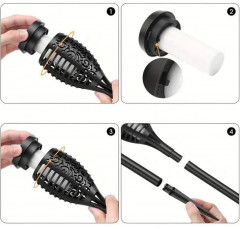 Светильник садовый на солнечной батарее «Факел» - Фото 4