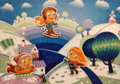 Игра развивающая «Зимние забавы» - Фото 1