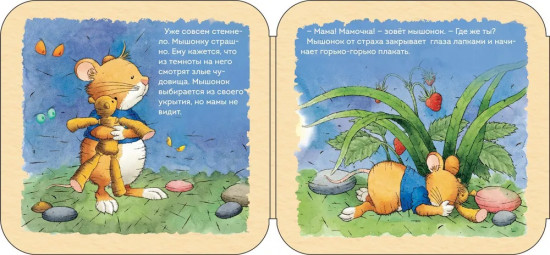 Мышонок Тим не слушается. Книжка-гармошка