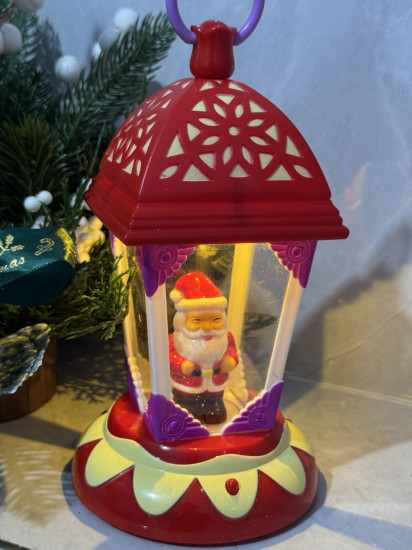 Фонарик новогодний с подсветкой