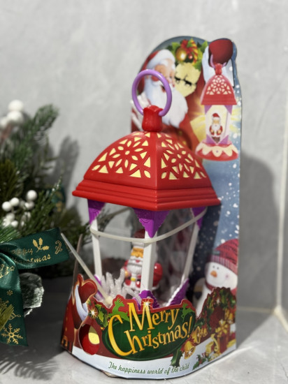 Фонарик новогодний с подсветкой