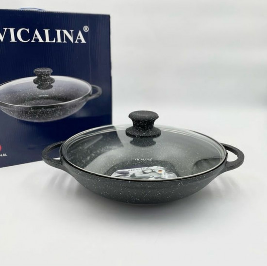 Сковорода-вок с крышкой «Vicalina»