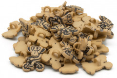 Набор пуговиц на ножке «Обезьяна» - Фото 2