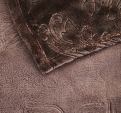 Плед «Palma» (вельсофт, жаккард, 220×240 см) - Фото 2