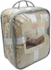 Плед «Palma» (вельсофт, жаккард, 220×240 см) - Фото 4