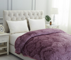 Плед «Darvin» (вельсофт, жаккард, 220×240 см) - Фото 1