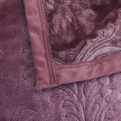 Плед «Darvin» (вельсофт, жаккард, 220×240 см) - Фото 2