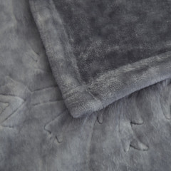 Плед «Hera» (вельсофт, жаккард, 220×240 см) - Фото 2