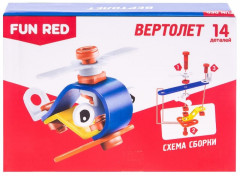 Конструктор гибкий «Вертолет Fun Red» - Фото 1