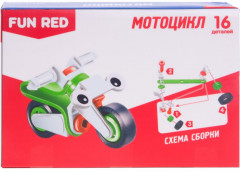 Конструктор гибкий «Мотоцикл Fun Red» - Фото 1