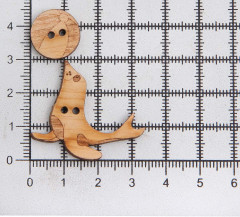 Набор пуговиц-фигурок «Морской котик и мяч» - Фото 2