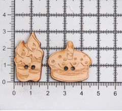 Набор пуговиц-фигурок «День рождения» - Фото 2