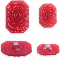 Набор пуговиц на ножке «Розочки» - Фото 1