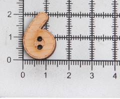 Набор пуговиц-фигурок «Цифра 6» - Фото 2