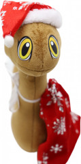 Мягкая игрушка «Змея в новогоднем колпаке» - Фото 1