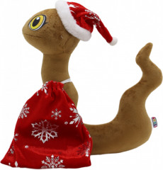 Мягкая игрушка «Змея в новогоднем колпаке» - Фото 2