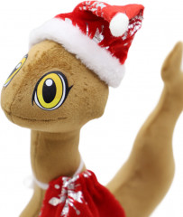 Мягкая игрушка «Змея в новогоднем колпаке» - Фото 3