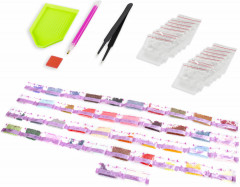 Алмазная мозаика «Букет сакуры» - Фото 6