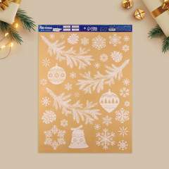 Наклейки для окон «Новогодние украшения» - Фото 2