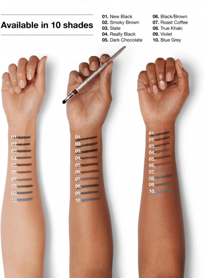 Карандаш для глаз с растушевкой «Quickliner For Eyes Intense», оттенок Really Black