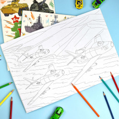 Военная раскраска. Самолёты - Фото 2