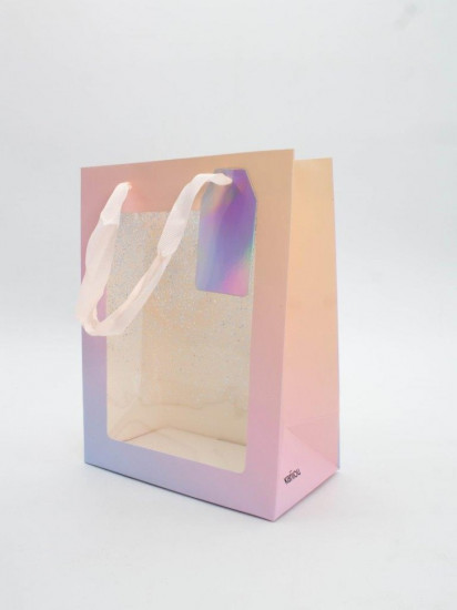 Пакет подарочный «Rainbow glitter»