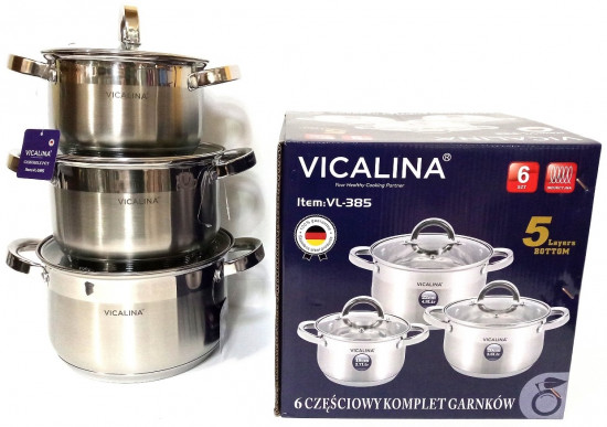 Набор кастрюль VL-385