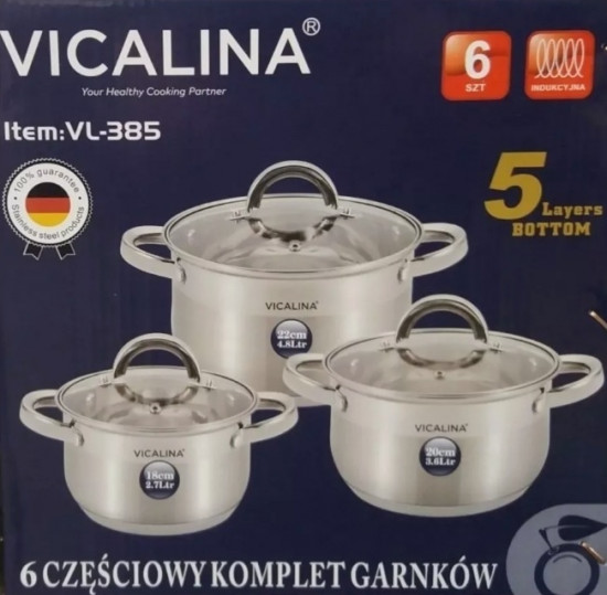 Набор кастрюль VL-385