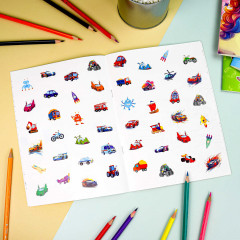 Раскраска с наклейками «Машинки» - Фото 2