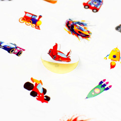 Раскраска с наклейками «Машинки» - Фото 3