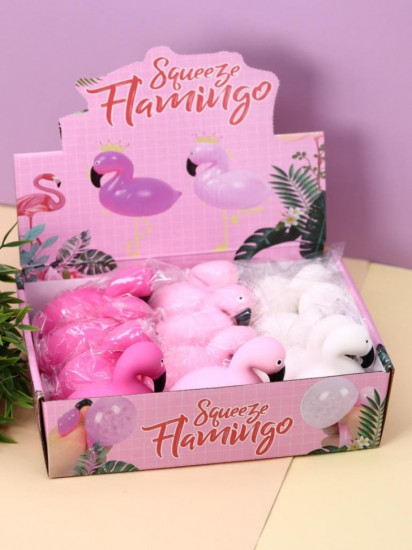 Мялка-антистресс «Squeeze flamingo»