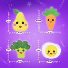 Набор для шитья игрушки из фетра «Вкусняшки» - Фото 5
