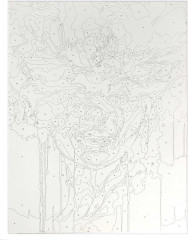 Картина по номерам «Девушка-пион» - Фото 4