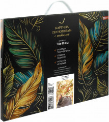 Картина по номерам «Кот с рыбами» - Фото 2