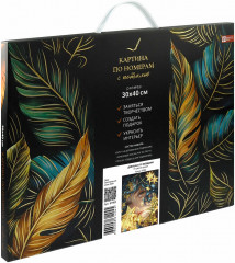 Картина по номерам «Девушка со звездами» - Фото 2