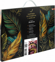 Картина по номерам «Змея в цветах» - Фото 2