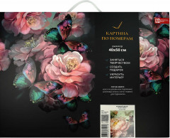 Картина по номерам «Розовый цветок» - Фото 3