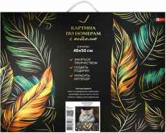 Картина по номерам «Кот-аристократ» - Фото 3