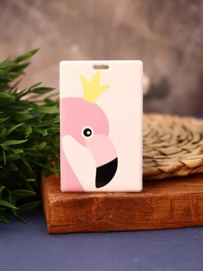 Держатель для карт «Flamingo Face»