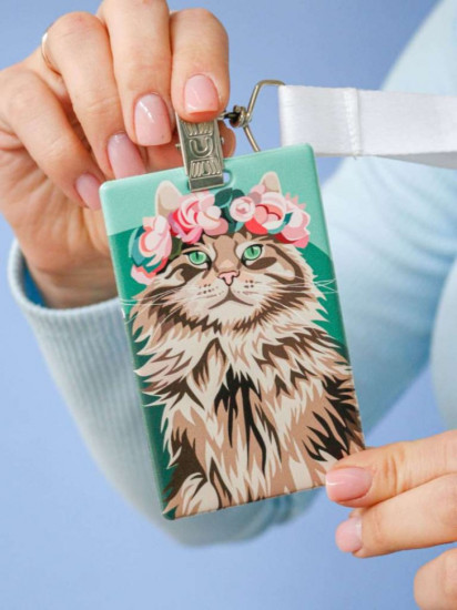 Держатель для карт «Beautiful cat»