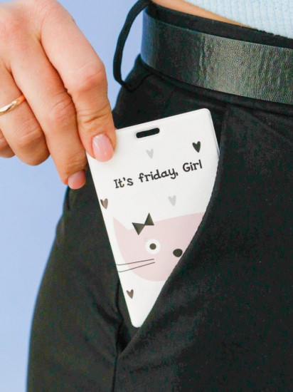 Держатель для карт «It's friday, Girl»