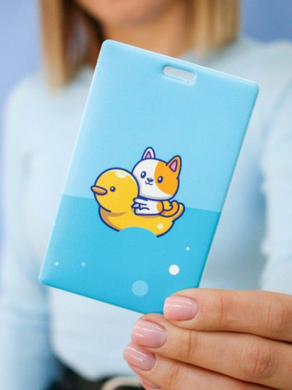 Держатель для карт «Duck and cat»