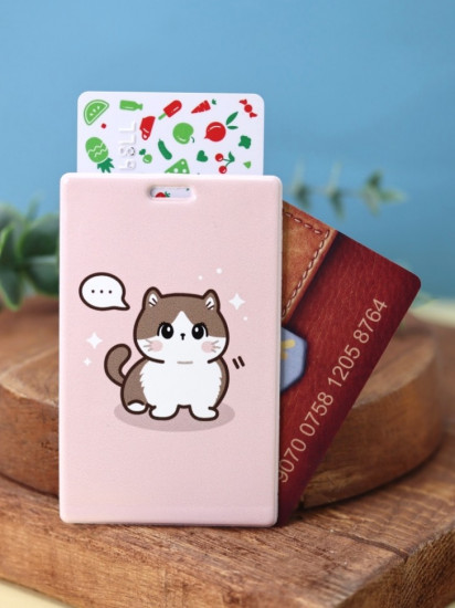Держатель для карт аниме «Cute cat»