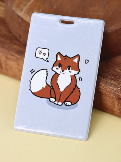 Держатель для карт аниме «Fox love»