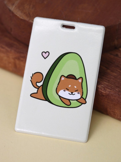 Держатель для карт аниме «Shiba inu avocado»