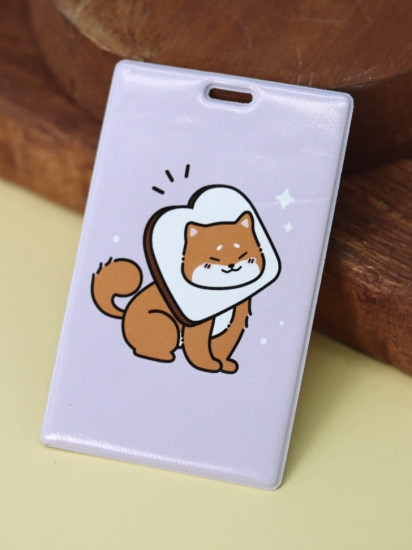 Держатель для карт аниме «Shiba inu sandwich»