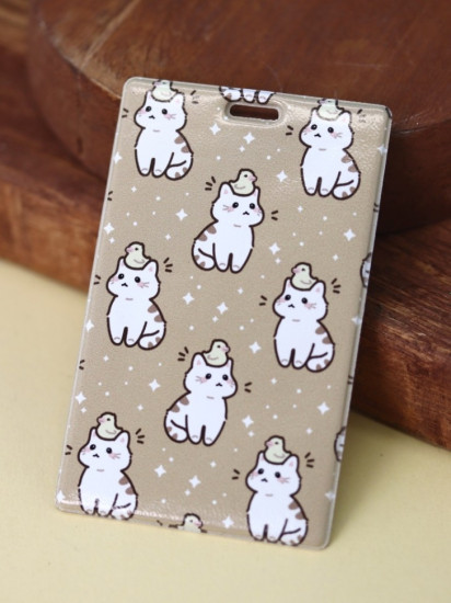 Держатель для карт аниме «Many cat duck»