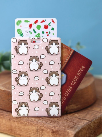 Держатель для карт аниме «Many cute cat»