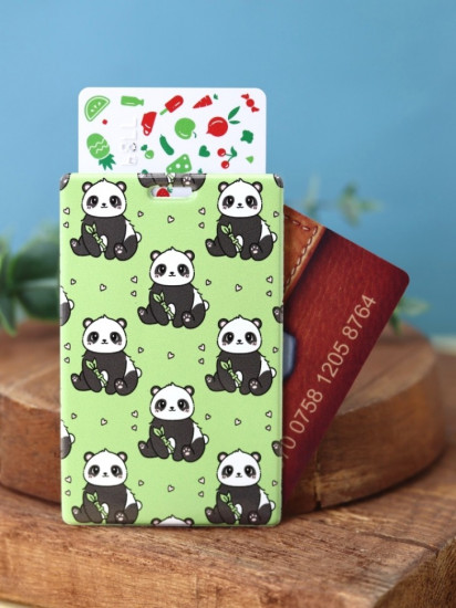 Держатель для карт аниме «Many panda»