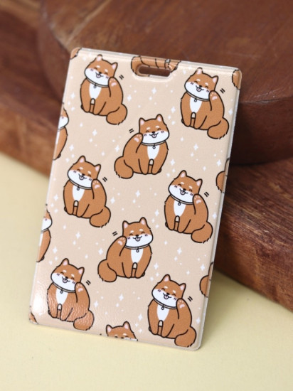 Держатель для карт аниме «Many shiba inu»
